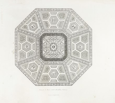  Filippo Troiani  (notizie 1830-1864, ) : Mosaico della Palestra delle Terme di Caracalla, noto anche come La Scuola degli Atleti e tavole di mosaici trovati a Palestrina e a Tor Marancio.  - Asta Arte Antica, Moderna e Contemporanea [parte I] - Libreria Antiquaria Gonnelli - Casa d'Aste - Gonnelli Casa d'Aste