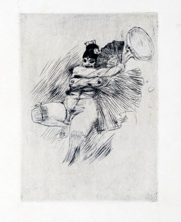  F�licien Rops  (Namur, 1833 - Essonnes, 1898) : Lotto composto di 4 incisioni a tema erotico.  - Asta Arte Antica, Moderna e Contemporanea [parte II] - Libreria Antiquaria Gonnelli - Casa d'Aste - Gonnelli Casa d'Aste
