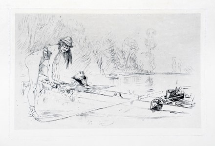  F�licien Rops  (Namur, 1833 - Essonnes, 1898) : Lotto composto di 4 incisioni a tema erotico.  - Asta Arte Antica, Moderna e Contemporanea [parte II] - Libreria Antiquaria Gonnelli - Casa d'Aste - Gonnelli Casa d'Aste