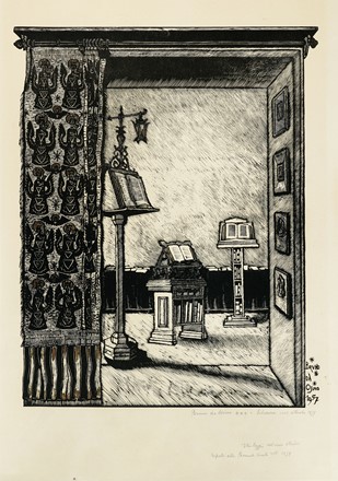  Bruno Marsili (detto Bruno Da Osimo)  (Osimo, 1888 - Ancona, 1962) : Lotto composto di 2 incisioni.  - Asta Arte Antica, Moderna e Contemporanea [parte II] - Libreria Antiquaria Gonnelli - Casa d'Aste - Gonnelli Casa d'Aste