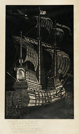  Bruno Marsili (detto Bruno Da Osimo)  (Osimo, 1888 - Ancona, 1962) : Lotto composto di 2 incisioni.  - Asta Arte Antica, Moderna e Contemporanea [parte II] - Libreria Antiquaria Gonnelli - Casa d'Aste - Gonnelli Casa d'Aste