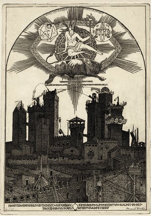  Benvenuto Disertori  (Trento, 1887 - Milano, 1969) : Lotto composto di 2 incisioni.  - Asta Arte Antica, Moderna e Contemporanea [parte II] - Libreria Antiquaria Gonnelli - Casa d'Aste - Gonnelli Casa d'Aste