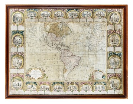  Jean-Baptiste-Louis Abb� Clouet  (Rennes, 1729 - 1790) : C�rte d'Am�rique, divis�e en ses principaux pays. Dress�e sur les M�moires les plus r�cents et sus diff�rents Voyages et assujettie aux observations astronomiques de Mrs l'Acad�mie Royale des Sciences Par M. l'Abb� Clouet...  - Asta Arte Antica, Moderna e Contemporanea [parte I] - Libreria Antiquaria Gonnelli - Casa d'Aste - Gonnelli Casa d'Aste