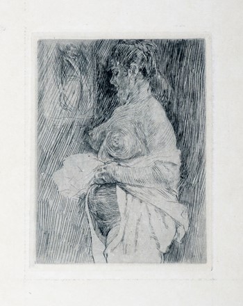  F�licien Rops  (Namur, 1833 - Essonnes, 1898) : Lotto composto di 3 incisioni.  - Auction Arte Antica, Moderna e Contemporanea [parte II] - Libreria Antiquaria Gonnelli - Casa d'Aste - Gonnelli Casa d'Aste