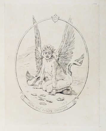  F�licien Rops  (Namur, 1833 - Essonnes, 1898) : Lotto composto di 2 incisioni a tema chimera.  - Asta Arte Antica, Moderna e Contemporanea [parte II] - Libreria Antiquaria Gonnelli - Casa d'Aste - Gonnelli Casa d'Aste