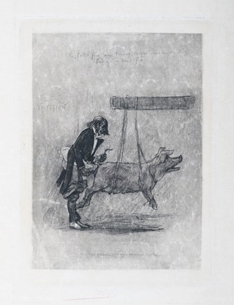  F�licien Rops  (Namur, 1833 - Essonnes, 1898) : Lotto composto di 3 incisioni a tema sessuale.  - Asta Arte Antica, Moderna e Contemporanea [parte II] - Libreria Antiquaria Gonnelli - Casa d'Aste - Gonnelli Casa d'Aste