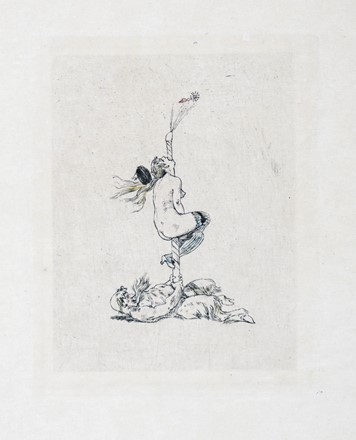  F�licien Rops  (Namur, 1833 - Essonnes, 1898) : Lotto composto di 4 incisioni.  - Asta Arte Antica, Moderna e Contemporanea [parte II] - Libreria Antiquaria Gonnelli - Casa d'Aste - Gonnelli Casa d'Aste