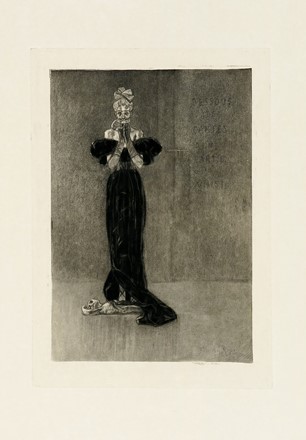  F�licien Rops  (Namur, 1833 - Essonnes, 1898) : Lotto composto di 2 incisioni dalla cartella Les Diaboliques.  - Asta Arte Antica, Moderna e Contemporanea [parte II] - Libreria Antiquaria Gonnelli - Casa d'Aste - Gonnelli Casa d'Aste