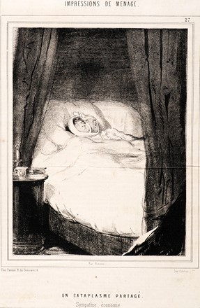  Paul Gavarni  (Parigi, 1804 - 1866) : Lotto composto di 36 tavole dalla serie Impressions de m�nage.  - Auction Arte Antica, Moderna e Contemporanea - Libreria Antiquaria Gonnelli - Casa d'Aste - Gonnelli Casa d'Aste