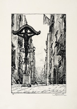  Antonio Carbonati  (Mantova, 1893 - Roma, 1956) : Napoli: raccolta di 10 litografie.  - Asta Arte Antica, Moderna e Contemporanea - Libreria Antiquaria Gonnelli - Casa d'Aste - Gonnelli Casa d'Aste