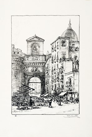  Antonio Carbonati  (Mantova, 1893 - Roma, 1956) : Napoli: raccolta di 10 litografie.  - Asta Arte Antica, Moderna e Contemporanea - Libreria Antiquaria Gonnelli - Casa d'Aste - Gonnelli Casa d'Aste