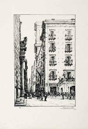  Antonio Carbonati  (Mantova, 1893 - Roma, 1956) : Napoli: raccolta di 10 litografie.  - Asta Arte Antica, Moderna e Contemporanea - Libreria Antiquaria Gonnelli - Casa d'Aste - Gonnelli Casa d'Aste