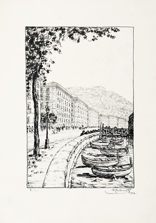  Antonio Carbonati  (Mantova, 1893 - Roma, 1956) : Napoli: raccolta di 10 litografie.  - Asta Arte Antica, Moderna e Contemporanea - Libreria Antiquaria Gonnelli - Casa d'Aste - Gonnelli Casa d'Aste