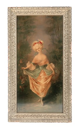  Mary Golay  (1869 - 1944) : Lotto composto di 2 incisioni dalla serie Elegantes.  - Asta Arte Antica, Moderna e Contemporanea [parte II] - Libreria Antiquaria Gonnelli - Casa d'Aste - Gonnelli Casa d'Aste