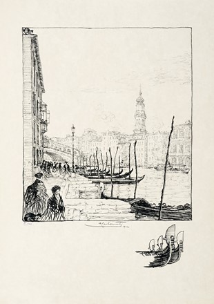  Antonio Carbonati  (Mantova, 1893 - Roma, 1956) : Venezia: raccolta di 10 litografie.  - Asta Arte Antica, Moderna e Contemporanea - Libreria Antiquaria Gonnelli - Casa d'Aste - Gonnelli Casa d'Aste