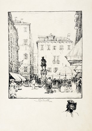  Antonio Carbonati  (Mantova, 1893 - Roma, 1956) : Venezia: raccolta di 10 litografie.  - Asta Arte Antica, Moderna e Contemporanea - Libreria Antiquaria Gonnelli - Casa d'Aste - Gonnelli Casa d'Aste