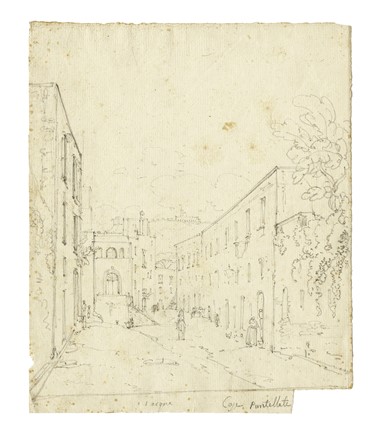  Giacinto Gigante  (Napoli, 1804 - Napoli, 1876) : Lotto composto di 5 disegni su Napoli.  - Asta Arte Antica, Moderna e Contemporanea [parte II] - Libreria Antiquaria Gonnelli - Casa d'Aste - Gonnelli Casa d'Aste