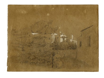  Giacinto Gigante  (Napoli, 1804 - Napoli, 1876) : Lotto composto di 2 disegni.  - Asta Arte Antica, Moderna e Contemporanea [parte II] - Libreria Antiquaria Gonnelli - Casa d'Aste - Gonnelli Casa d'Aste