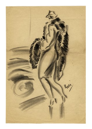  Paolo Ricci  (Barletta, 1908 - Napoli, 1986) : Lotto composto di 4 bozzetti costumistici.  - Asta Arte Antica, Moderna e Contemporanea [parte II] - Libreria Antiquaria Gonnelli - Casa d'Aste - Gonnelli Casa d'Aste