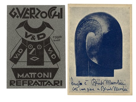  Autori vari : Lotto composto di 1 piccolo manifesto, 1 invito e 13 cartoline futuriste.  Renato Bertelli  (Lastra a Signa, 1900 - Firenze, 1974), Fortunato Depero  (Fondo, 1892 - Rovereto, 1960), Thayaht [pseud. di Michahelles Ernesto]  (Firenze, 1893 - Marina di Pietrasanta, 1959), Anton Giulio Bragaglia  (Frosinone, 1890 - Roma, 1960)  - Asta Arte Antica, Moderna e Contemporanea [parte II] - Libreria Antiquaria Gonnelli - Casa d'Aste - Gonnelli Casa d'Aste