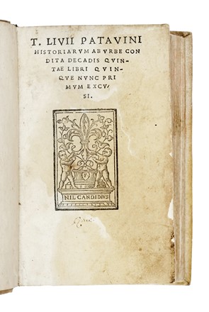  Livius Titus : Historiarum ab urbe condita... Storia, Storia, Diritto e Politica  - Auction Libri, Autografi e Manoscritti - Libreria Antiquaria Gonnelli - Casa d'Aste - Gonnelli Casa d'Aste