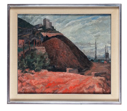  Lino Bianchi Barriviera  (Montebelluna, 1906 - Acilia, 1985) : Rio Marina - Elba.  - Asta Arte Antica, Moderna e Contemporanea [parte II] - Libreria Antiquaria Gonnelli - Casa d'Aste - Gonnelli Casa d'Aste