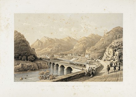  Carlo Bossoli  (Lugano, 1815 - Torino, 1884), Theodor Picken  (attivo a Londra nella II met� del XIX secolo, ), Edmund Walker  (1813 - 1882) : Otto tavole da Views on the Railway between Turin and Genoa.  - Auction Arte Antica, Moderna e Contemporanea [parte I] - Libreria Antiquaria Gonnelli - Casa d'Aste - Gonnelli Casa d'Aste