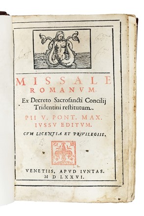 Missale romanum...  - Asta Libri, Autografi e Manoscritti - Libreria Antiquaria Gonnelli - Casa d'Aste - Gonnelli Casa d'Aste
