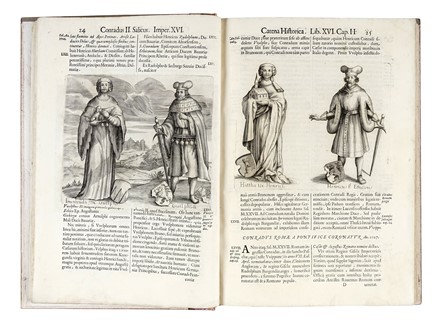  Palazzi Giovanni : Aquila Franca sub qua Francones imperatores a Conrado II Salico usque ad Lotharium II Occidentis imperatorem XX... Inseruntur et regum principumque imagines, nummi honorarii... Accedit cuique Caesarum tractatus sacrolegalis, & historicopoliticus...  - Auction Libri, Autografi e Manoscritti - Libreria Antiquaria Gonnelli - Casa d'Aste - Gonnelli Casa d'Aste