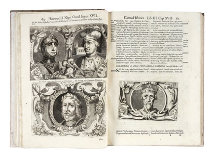  Palazzi Giovanni : Aquila Franca sub qua Francones imperatores a Conrado II Salico usque ad Lotharium II Occidentis imperatorem XX... Inseruntur et regum principumque imagines, nummi honorarii... Accedit cuique Caesarum tractatus sacrolegalis, & historicopoliticus...  - Auction Libri, Autografi e Manoscritti - Libreria Antiquaria Gonnelli - Casa d'Aste - Gonnelli Casa d'Aste