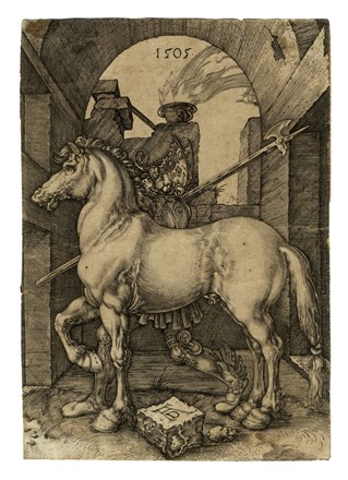  Jan Wierix  (Anversa, 1549 - 1615) : Il piccolo cavallo.  - Asta Arte Antica, Moderna e Contemporanea [parte I] - Libreria Antiquaria Gonnelli - Casa d'Aste - Gonnelli Casa d'Aste