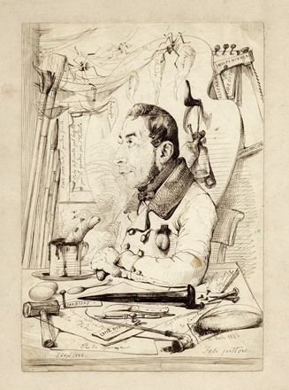  Emilio Lapi  (Firenze, 1822 - 1898) : Lotto composto di 2 caricature.  - Auction Arte Antica, Moderna e Contemporanea [parte II] - Libreria Antiquaria Gonnelli - Casa d'Aste - Gonnelli Casa d'Aste