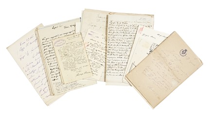 Corposissima raccolta miscellanea di lettere, biglietti, cartoline di personaggi del mondo della letteratura, filosofia, teatro, politica, musica ecc. insieme a documenti a stampa. Storia, Storia, Diritto e Politica  - Auction Libri, Autografi e Manoscritti - Libreria Antiquaria Gonnelli - Casa d'Aste - Gonnelli Casa d'Aste