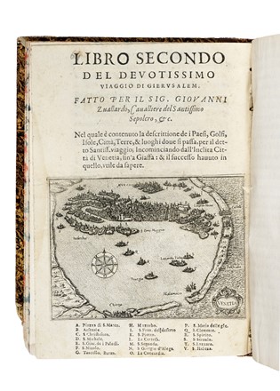  Zuallart Jean : Il devotissimo viaggio di Gerusalemme fatto, & descritto in sei libri... Geografia e viaggi  - Auction Libri, Autografi e Manoscritti - Libreria Antiquaria Gonnelli - Casa d'Aste - Gonnelli Casa d'Aste