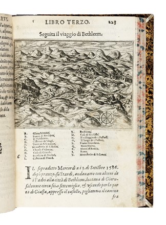  Zuallart Jean : Il devotissimo viaggio di Gerusalemme fatto, & descritto in sei libri... Geografia e viaggi  - Auction Libri, Autografi e Manoscritti - Libreria Antiquaria Gonnelli - Casa d'Aste - Gonnelli Casa d'Aste