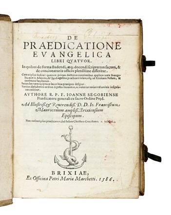 De preaedicatione evangelica...  - Asta Libri, Autografi e Manoscritti - Libreria Antiquaria Gonnelli - Casa d'Aste - Gonnelli Casa d'Aste