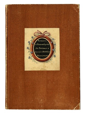  Scuola napoletana della fine del XVIII secolo inizi XIX : Ritratti di Persone Facete che Servono a divertire il Pubblico Napolitano.  - Asta Arte Antica, Moderna e Contemporanea [parte I] - Libreria Antiquaria Gonnelli - Casa d'Aste - Gonnelli Casa d'Aste