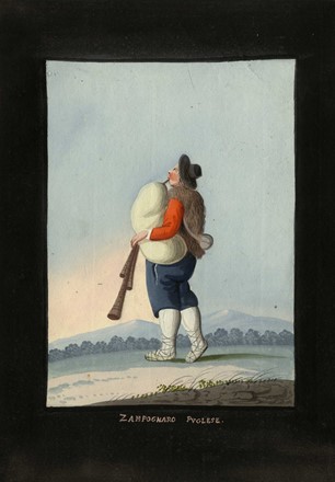  Scuola napoletana della fine del XVIII secolo inizi XIX : Ritratti di Persone Facete che Servono a divertire il Pubblico Napolitano.  - Asta Arte Antica, Moderna e Contemporanea [parte I] - Libreria Antiquaria Gonnelli - Casa d'Aste - Gonnelli Casa d'Aste