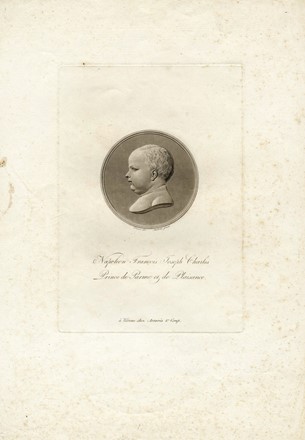  Autori vari : Ritratti di Maria Luisa d'Austria e di Napoleon Fran�ois Principe di Parma e Piacenza.  - Auction Arte Antica, Moderna e Contemporanea [parte I] - Libreria Antiquaria Gonnelli - Casa d'Aste - Gonnelli Casa d'Aste