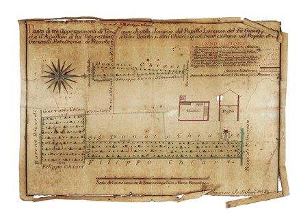 1 cabreo di ambito fiesolano e 7 pergamene. Storia, Storia, Diritto e Politica  - Auction Libri, Autografi e Manoscritti - Libreria Antiquaria Gonnelli - Casa d'Aste - Gonnelli Casa d'Aste