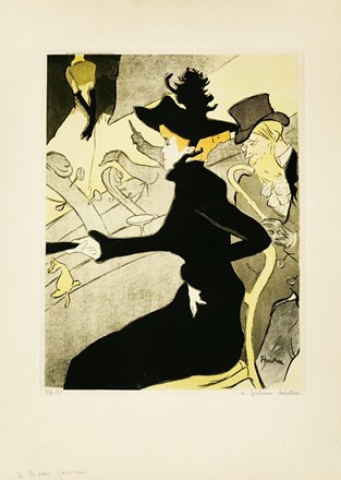  Henri (de) Toulouse-Lautrec  (Albi, 1864 - Malrom�, 1901) [after] : Lotto composto di 3 litografie.  - Asta Arte Antica, Moderna e Contemporanea [parte II] - Libreria Antiquaria Gonnelli - Casa d'Aste - Gonnelli Casa d'Aste