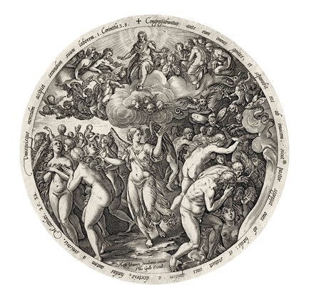  Hendrik Goltzius  (M�hlbracht,, 1558 - Haarlem,, 1617) : La separazione dei beati dai dannati.  - Asta Arte Antica, Moderna e Contemporanea [parte I] - Libreria Antiquaria Gonnelli - Casa d'Aste - Gonnelli Casa d'Aste