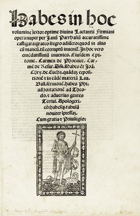  Benedetto Montagna  (Vicenza, 1481 - Vicenza, 1553) [attribuito a] : San Giovanni Battista.  - Asta Arte Antica, Moderna e Contemporanea [parte I] - Libreria Antiquaria Gonnelli - Casa d'Aste - Gonnelli Casa d'Aste