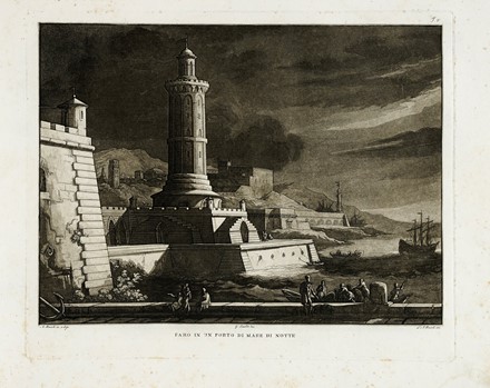  Antonio Basoli  (Castelguelfo, 1774 - Bologna, 1848) : Collezione di varie scene teatrali per uso degli amatori e Studenti di Belle Arti date in luce da Antonio Basoli pittore di decorazione Professore nella Pontificia Accademia di Belle Arti in Bologna e Professore accademico di prima classe...  - Auction Arte Antica, Moderna e Contemporanea [parte I] - Libreria Antiquaria Gonnelli - Casa d'Aste - Gonnelli Casa d'Aste