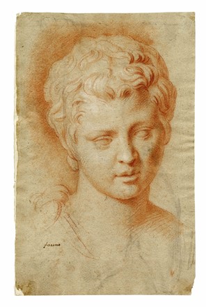  Anonimo della fine del XVII e inizi del XVIII secolo : Ercole e Telefo (r) / Testa di fauno (v).  - Asta Arte Antica, Moderna e Contemporanea [parte I] - Libreria Antiquaria Gonnelli - Casa d'Aste - Gonnelli Casa d'Aste
