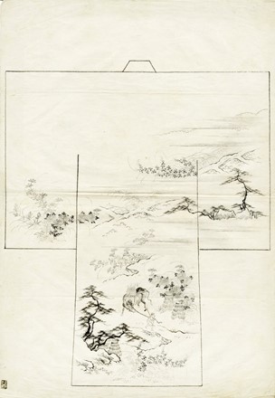 Raccolta di dieci disegni preparatori (shita-e) per la decorazione di kimono.  - Asta Arte Antica, Moderna e Contemporanea [parte I] - Libreria Antiquaria Gonnelli - Casa d'Aste - Gonnelli Casa d'Aste