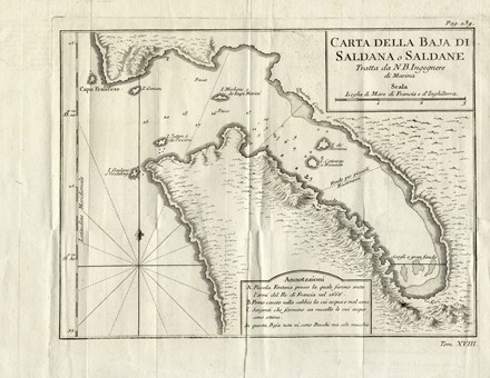 Jacques Nicolas Bellin  (Parigi, 1703 - Versailles, 1772) : Carta della Baja di Saldana o Saldane / Parte della Costa di Guinea Dal Fiume di Sierra Leona sino al Capo das Palmas. 1746 / Carta dell'Isola D'Anjuan Una dell'Isole di Comora.  - Asta Arte Antica, Moderna e Contemporanea [parte I] - Libreria Antiquaria Gonnelli - Casa d'Aste - Gonnelli Casa d'Aste