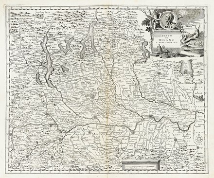  Guillaume De L'Isle  (Parigi,, 1675 - 1726, ) : Stato di Milano e suoi confini / Carta geografica del territorio bresciano / Carta geografica dei territori di Pavia di Lodi e di Piacenza /Carta geografica del Ducato di Mantova  - Auction Arte Antica, Moderna e Contemporanea [parte I] - Libreria Antiquaria Gonnelli - Casa d'Aste - Gonnelli Casa d'Aste