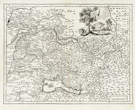  Guillaume De L'Isle  (Parigi,, 1675 - 1726, ) : Stato di Milano e suoi confini / Carta geografica del territorio bresciano / Carta geografica dei territori di Pavia di Lodi e di Piacenza /Carta geografica del Ducato di Mantova  - Auction Arte Antica, Moderna e Contemporanea [parte I] - Libreria Antiquaria Gonnelli - Casa d'Aste - Gonnelli Casa d'Aste