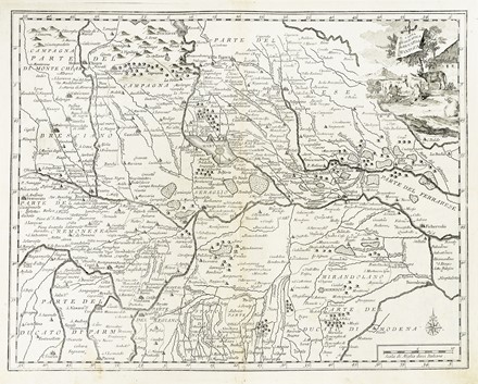  Guillaume De L'Isle  (Parigi,, 1675 - 1726, ) : Stato di Milano e suoi confini / Carta geografica del territorio bresciano / Carta geografica dei territori di Pavia di Lodi e di Piacenza /Carta geografica del Ducato di Mantova  - Auction Arte Antica, Moderna e Contemporanea [parte I] - Libreria Antiquaria Gonnelli - Casa d'Aste - Gonnelli Casa d'Aste